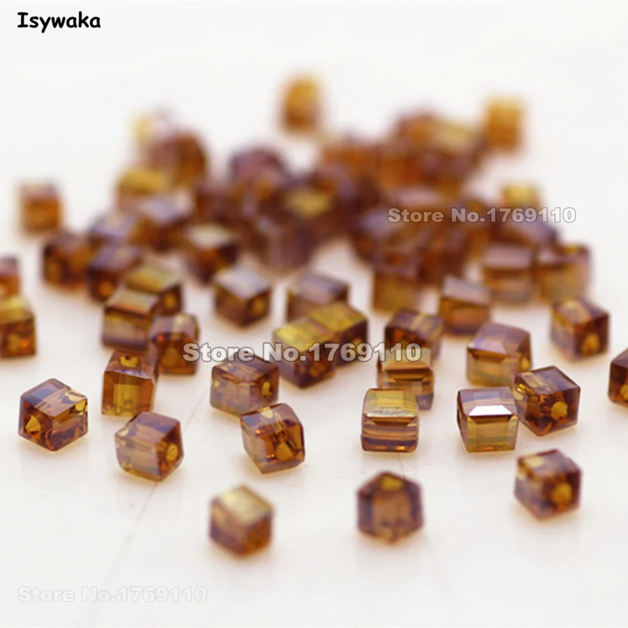 Isywaka 980pcs Cube 3mm Deep Brown AB Color Square Austria Crystal Beads Charm Glass Beads Loose Spacer Bead DIY Jewelry Making
Isywaka 980pcs Cube 3mm Deep Brown AB Color Square Austria Crystal Beads Charm Glass Beads Loose Spacer Bead DIY Jewelry Making