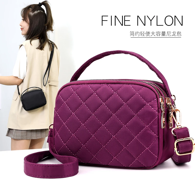 2009 New Women's Bag Multilayer Single Shoulder Slant Handbag Waterproof Oxford Cloth Bag Fashion Mobile Bag Zero Wallet Trend
2009 New Women's Bag Multilayer Single Shoulder Slant Handbag Waterproof Oxford Cloth Bag Fashion Mobile Bag Zero Wallet Trend