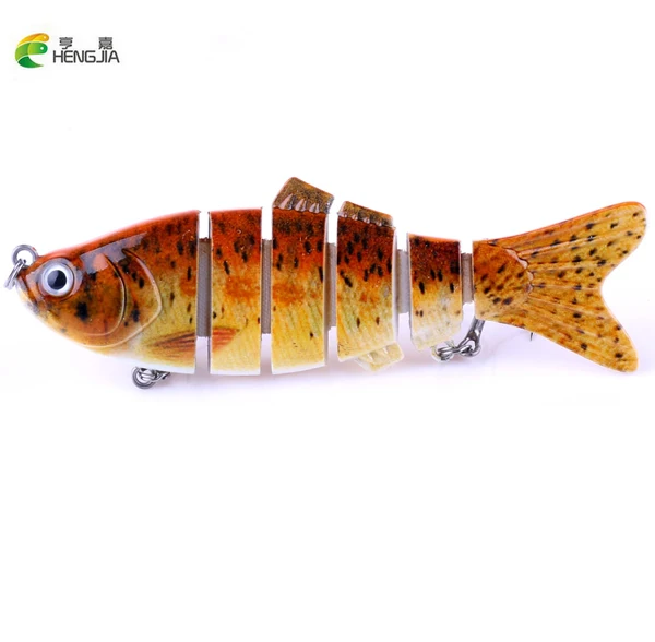 HENGJIA 5PCS 10cm 20g Fishing Wobblers 6 Segments Swimbait Crankbait Fishing Lure Bait with Artificial Hooks
HENGJIA 5PCS 10cm 20g Fishing Wobblers 6 Segments Swimbait Crankbait Fishing Lure Bait with Artificial Hooks