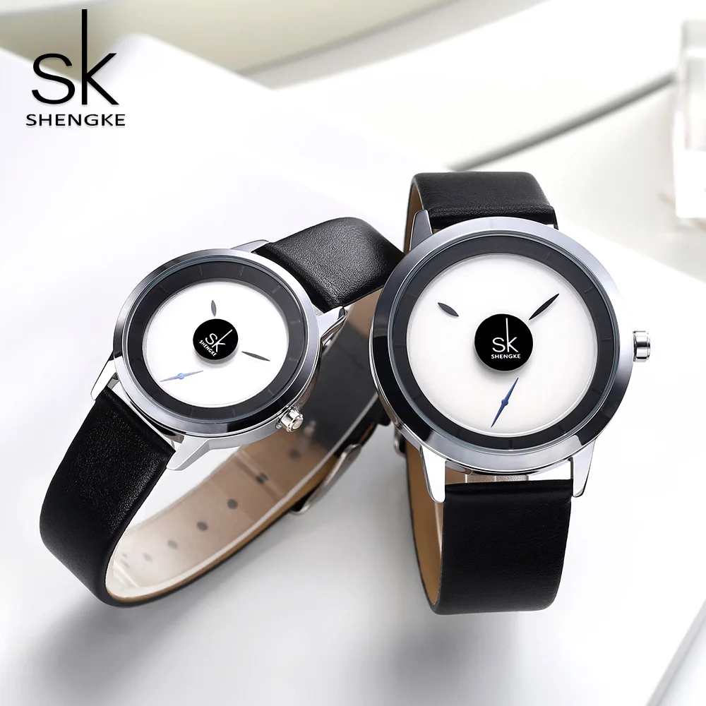 Shengke Watches Women Men Brand Creative Quartz Watches Set 2021 New SK Black Leather Lovers Watches Women's Day Gifts #K8051
Shengke Watches Women Men Brand Creative Quartz Watches Set 2021 New SK Black Leather Lovers Watches Women's Day Gifts #K8051
