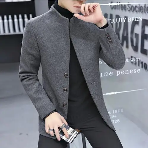 2020 men's autumn and winter new trench coat Korean Slim in the long section coat business simple collar coat clothes tide men
2020 men's autumn and winter new trench coat Korean Slim in the long section coat business simple collar coat clothes tide men