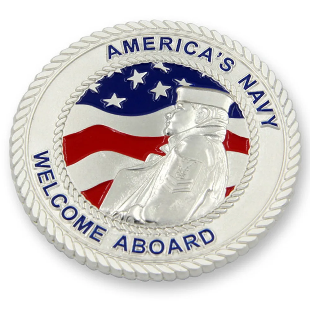 High Polish Rope Edge Enamel Coin low Price usa military navy Coin hot sale custom 3D plating silver coins 
High Polish Rope Edge Enamel Coin low Price usa military navy Coin hot sale custom 3D plating silver coins