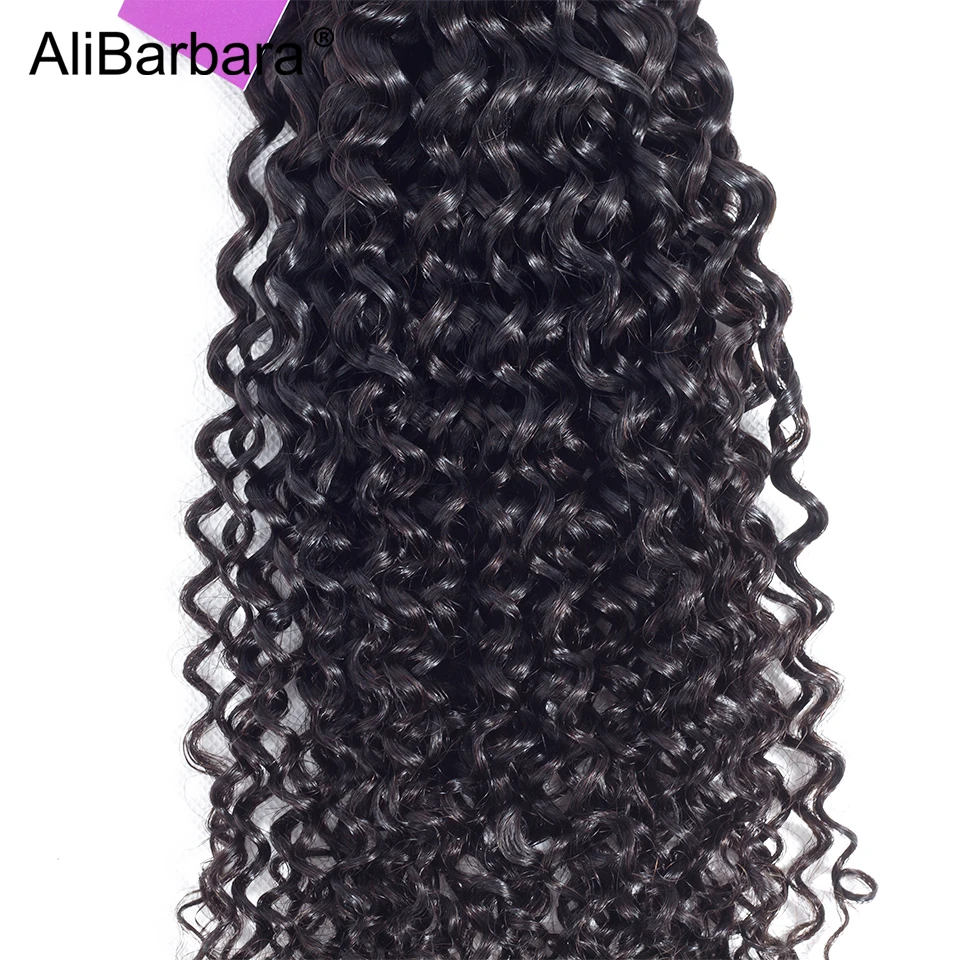 Alibbara волосы бразильские афро кудрявые вьющиеся пучок Remy 100% человеческие