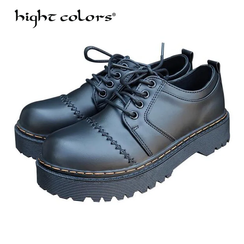 Spring\winter British style split leather women square heel flat Platform shoes woman lace-up oxford shoes for women
Spring\winter British style split leather women square heel flat Platform shoes woman lace-up oxford shoes for women