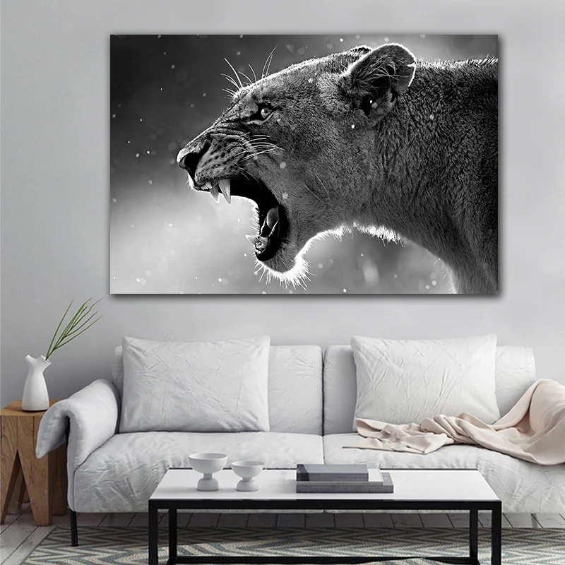 Cougar Wall Picture Art Wild Beast Canvas Painting Black and White Wall Canvas Print For Living Room Poster Decoration
Cougar Wall Picture Art Wild Beast Canvas Painting Black and White Wall Canvas Print For Living Room Poster Decoration