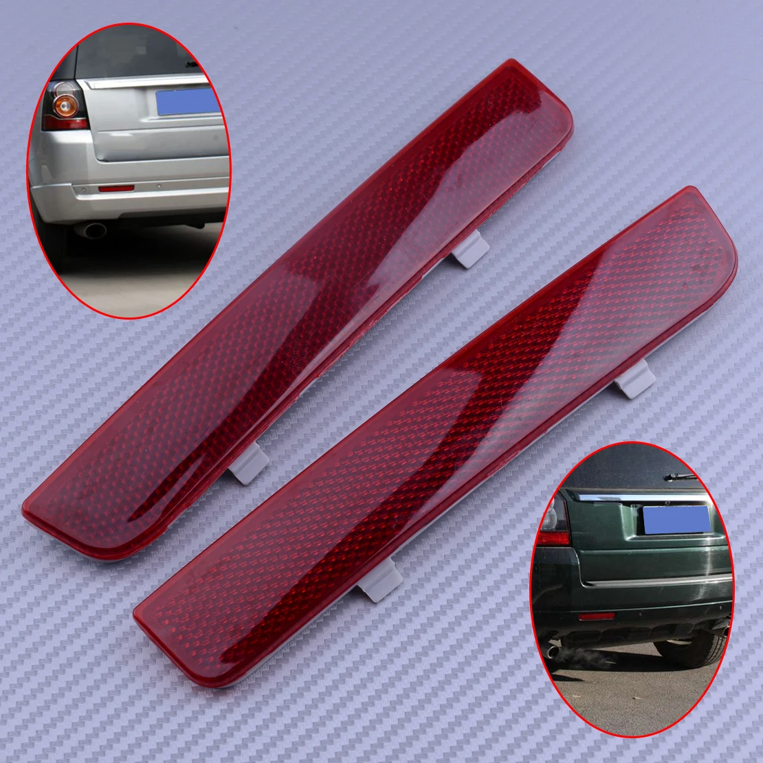 CITALL 1 Pair Rear Left Right Bumper Red Reflector For Land Rover LR2 2008 Range Rover 2003 -2010 2011 2012 LR006348 LR006349
CITALL 1 Pair Rear Left Right Bumper Red Reflector For Land Rover LR2 2008 Range Rover 2003 -2010 2011 2012 LR006348 LR006349