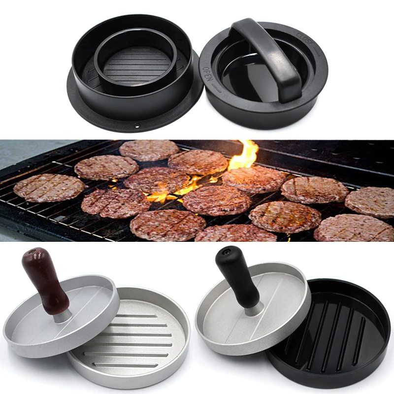 Kitchen Meat Pie Round Shape Hamburger Press ABS and Aluminum Alloy Hamburger Meat Beef Grill Burger Press Patty Maker Mold
Kitchen Meat Pie Round Shape Hamburger Press ABS and Aluminum Alloy Hamburger Meat Beef Grill Burger Press Patty Maker Mold