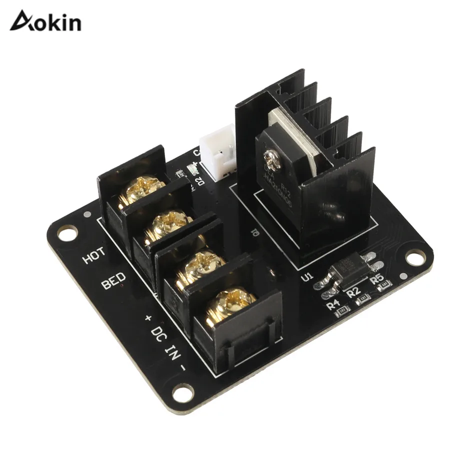 Heated Bed Power Module For 3D Printer Hot Bed Power Module Expansion Hot Bed MOS Tube high current Upgrade RAMPS 1.4
Heated Bed Power Module For 3D Printer Hot Bed Power Module Expansion Hot Bed MOS Tube high current Upgrade RAMPS 1.4