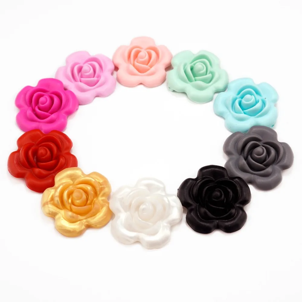 10pcs SUTOYUEN Silicone Flower Beads Pendant For DIY Necklace Teether Loose Beads Baby Pacifier Dummy Teething Mix 10 Colors
10pcs SUTOYUEN Silicone Flower Beads Pendant For DIY Necklace Teether Loose Beads Baby Pacifier Dummy Teething Mix 10 Colors