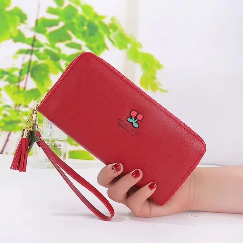 New Long Wallet Women Purses Tassel Fashion Purse Card Holder Wallets Female High Quality Clutch Money Bag PU Leather Wallet
New Long Wallet Women Purses Tassel Fashion Purse Card Holder Wallets Female High Quality Clutch Money Bag PU Leather Wallet
