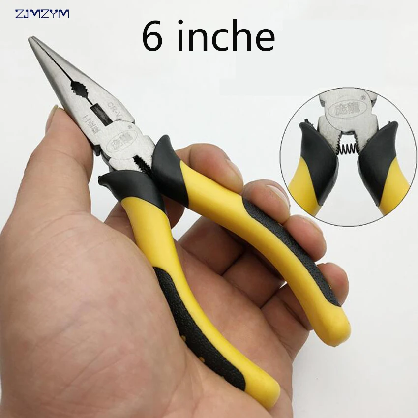 High Quality 6 Inches Pliers Set Needle-Nosed Pliers Diagonal Pliers Wire Cutters Pliers For Cutting Wire
High Quality 6 Inches Pliers Set Needle-Nosed Pliers Diagonal Pliers Wire Cutters Pliers For Cutting Wire
