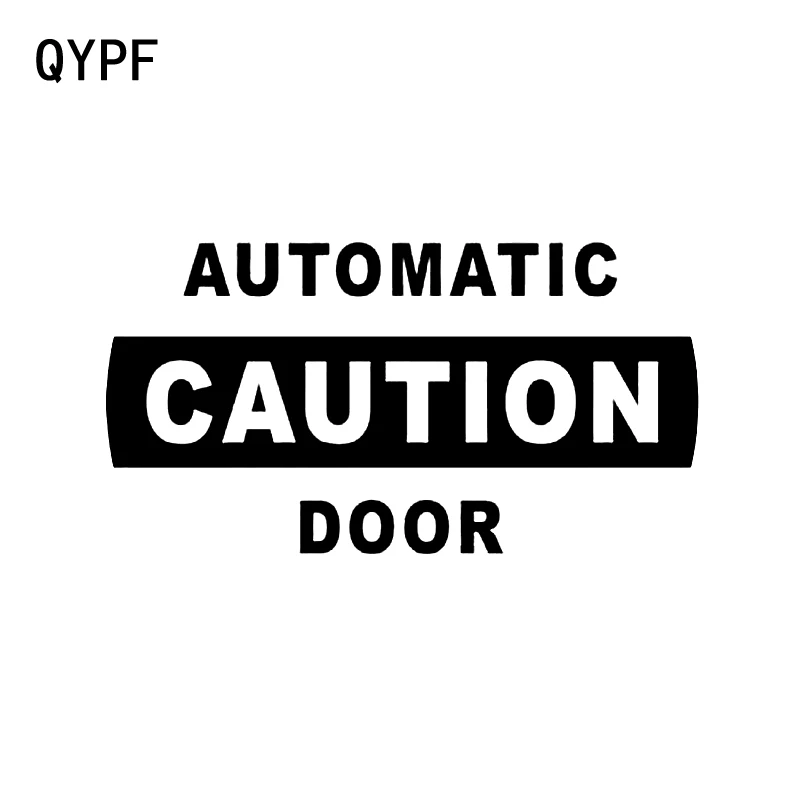 QYPF 14.9CM*7.8CM AUTOMATIC DOOR Graphic Warning Mark Car Sticker Black/Silver Vinyl Decoration S9-2292
QYPF 14.9CM*7.8CM AUTOMATIC DOOR Graphic Warning Mark Car Sticker Black/Silver Vinyl Decoration S9-2292