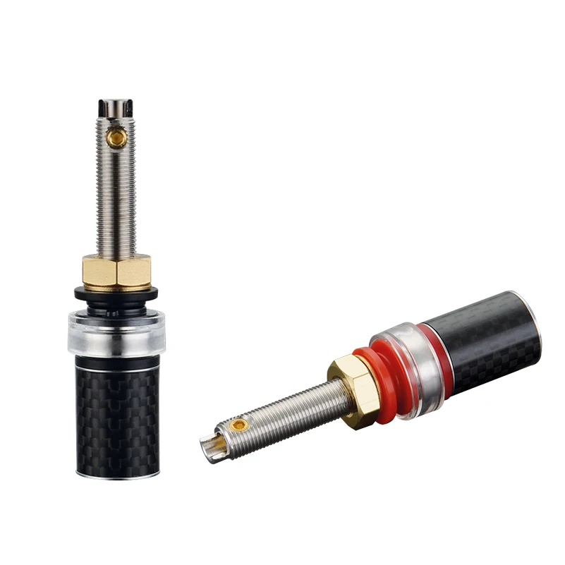 Viborg HI-End BP614R Pure Copper Rhodium plated Carbon Fiber Long Speaker Terminal Binding Post
Viborg HI-End BP614R Pure Copper Rhodium plated Carbon Fiber Long Speaker Terminal Binding Post