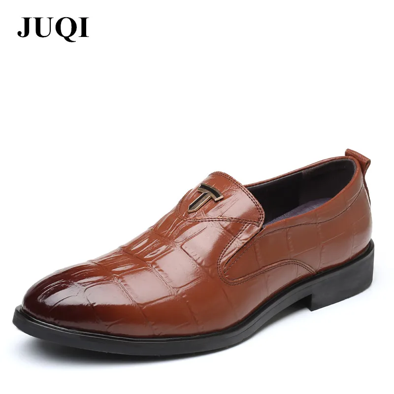 New Men Dress Shoes Business Leather Shoes Slip On Male Leisure Breathable Shoes British Style Pointed Toe Men's Flats Shoes
New Men Dress Shoes Business Leather Shoes Slip On Male Leisure Breathable Shoes British Style Pointed Toe Men's Flats Shoes