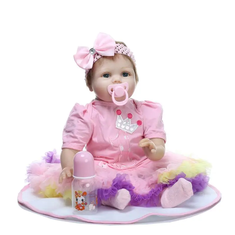 55 см мягкие хлопковые силиконовые куклы для новорожденных, Boneca, игрушки для девочек, подарки на Рождество, день рождения
55 см мягкие хлопковые силиконовые куклы для новорожденных, Boneca, игрушки для девочек, подарки на Рождество, день рождения