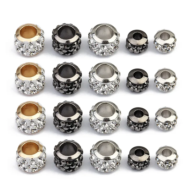 XINYAO 20pcs/lot 7*5/9*7mm Rhinestone Crystal Ball Beads Gold Silver Color Big Hole Spacer Beads For Diy Jewelry Making
XINYAO 20pcs/lot 7*5/9*7mm Rhinestone Crystal Ball Beads Gold Silver Color Big Hole Spacer Beads For Diy Jewelry Making