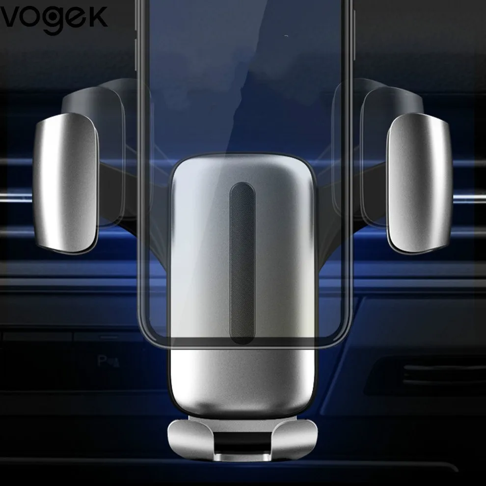 Гравитационный автомобильный держатель Vogek подставка для iPhone Samsung телефона с
