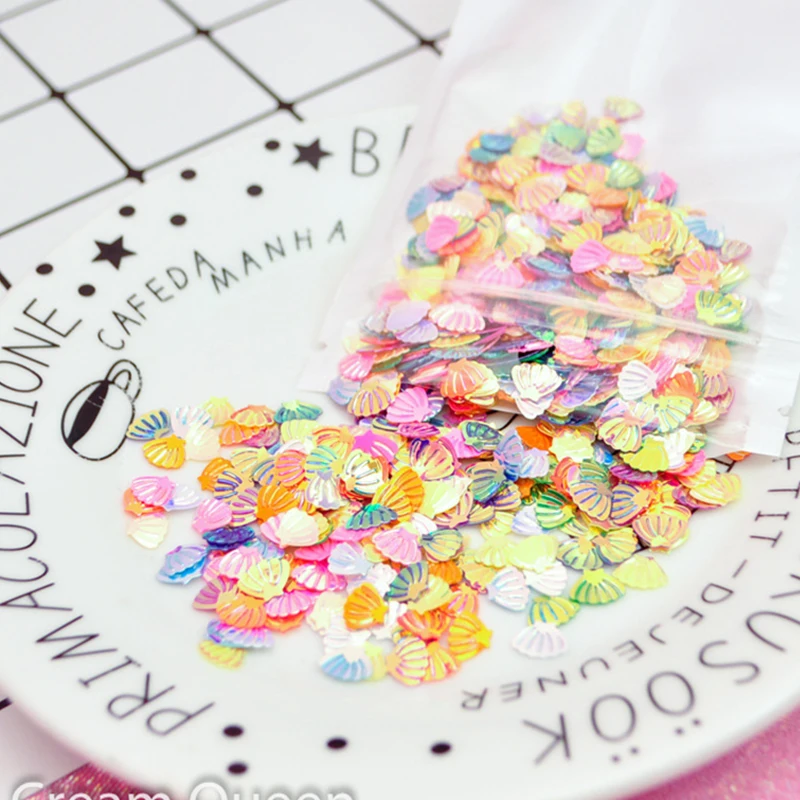 Colorful Shell Shaped Glitter Slices Filler For Slime Gift Toy For Kids Lizun DIY Sequins Slime Accessories Supplies Decoration
Colorful Shell Shaped Glitter Slices Filler For Slime Gift Toy For Kids Lizun DIY Sequins Slime Accessories Supplies Decoration