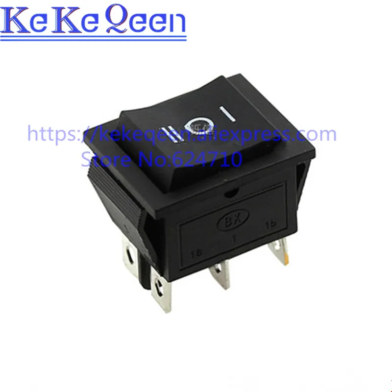 10 шт./лот KCD4-201 25x31 мм, 6 контактов, 3 положения, 16A, 250 В, 20A, В переменного тока, ON-OFF-ON SPDT, черный большой лодочный клавишный переключатель
10 шт./лот KCD4-201 25x31 мм, 6 контактов, 3 положения, 16A, 250 В, 20A, В переменного тока, ON-OFF-ON SPDT, черный большой лодочный клавишный переключатель