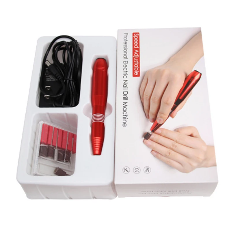 Electric Nail Drill Machine Pedicure Manicure Pen Tools Sanding Polishing Grinding Nail Tools Machine Drill Nail File 20000RPM
Electric Nail Drill Machine Pedicure Manicure Pen Tools Sanding Polishing Grinding Nail Tools Machine Drill Nail File 20000RPM