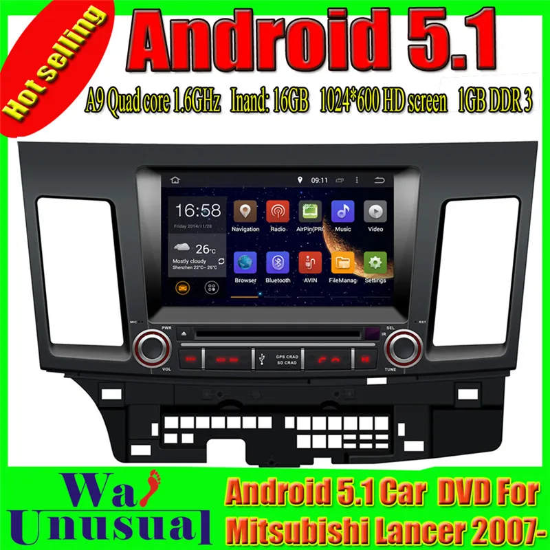 WANUSUAL 8''Octa Core Android 6.0 GPS Navigation for Mitsubishi Lancer EX 2007 2008 2009 2010 2011 2012 2013 2014 2015 2016 2017
WANUSUAL 8''Octa Core Android 6.0 GPS Navigation for Mitsubishi Lancer EX 2007 2008 2009 2010 2011 2012 2013 2014 2015 2016 2017