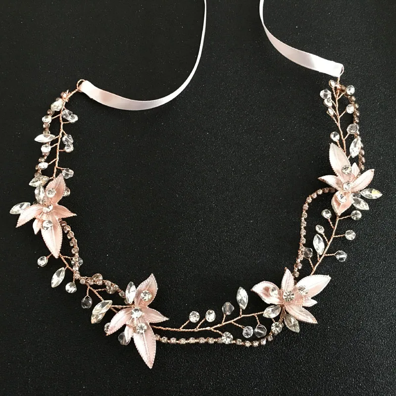 SLBRIDAL Handmade Rose Gold Wired Crystal Rhinestone Wedding Hair accessories Hairband Bridal Headband Bridesmaids Jewelry Women
SLBRIDAL Handmade Rose Gold Wired Crystal Rhinestone Wedding Hair accessories Hairband Bridal Headband Bridesmaids Jewelry Women