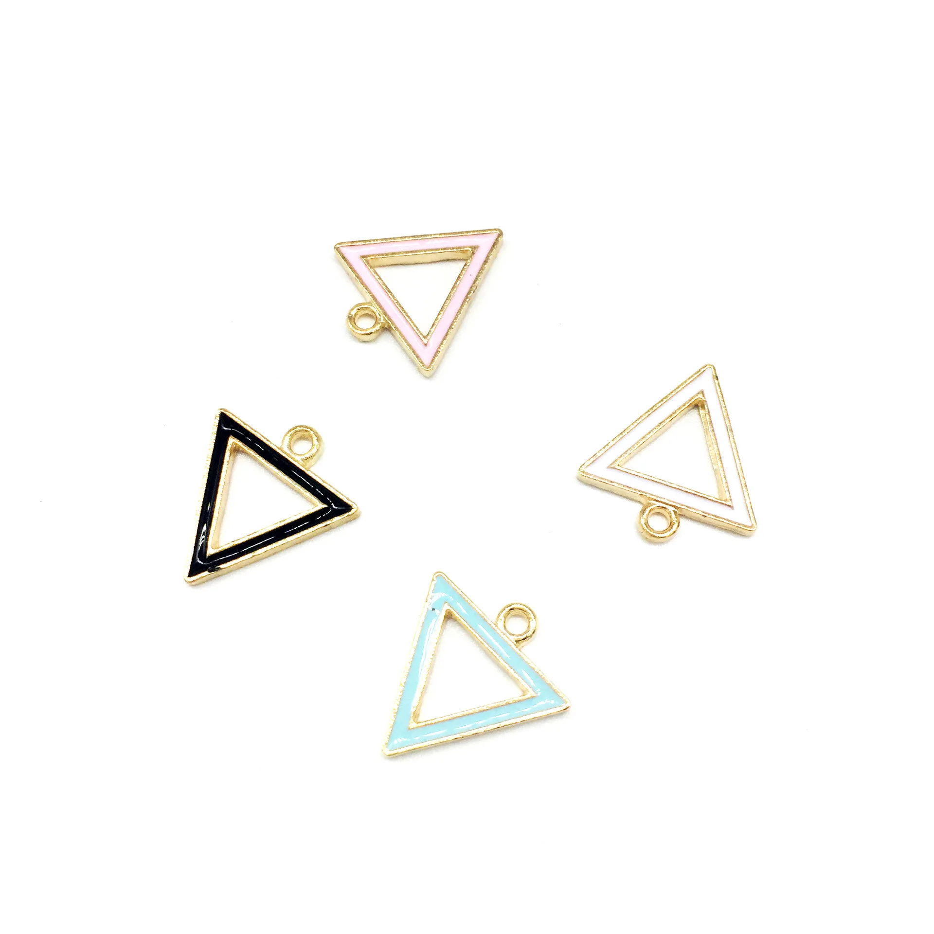 30pcs/lot Gold Color Geometry Charms Metal Alloy Various Colors Oil Drop Hollow Triangle Charms For Handmade Jewelry
30pcs/lot Gold Color Geometry Charms Metal Alloy Various Colors Oil Drop Hollow Triangle Charms For Handmade Jewelry