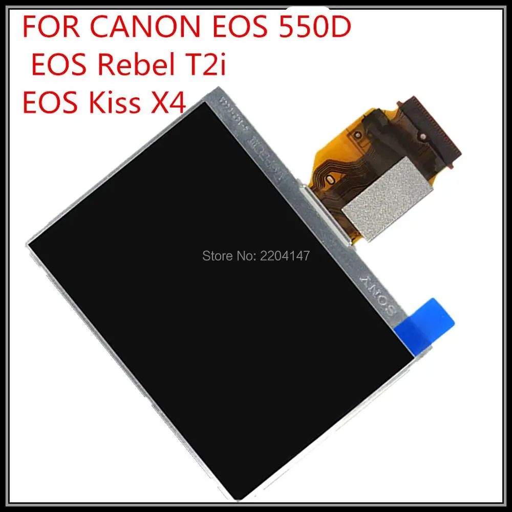 Оригинальный Новый ЖК дисплей SLR 550D для CANON EOS EOS550D с подсветкой Запчасти камеры