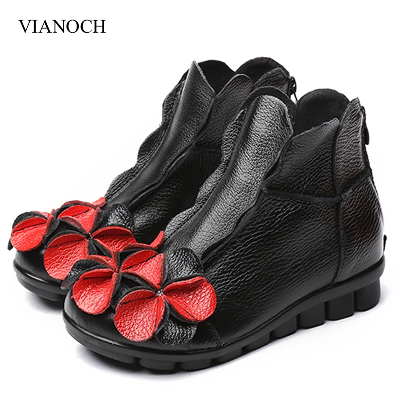 2018 Fashion Womens Ankle Boots Soft Genuine Leather Flats Shoes Booties Lady Size 40 41 aa0016
2018 Fashion Womens Ankle Boots Soft Genuine Leather Flats Shoes Booties Lady Size 40 41 aa0016