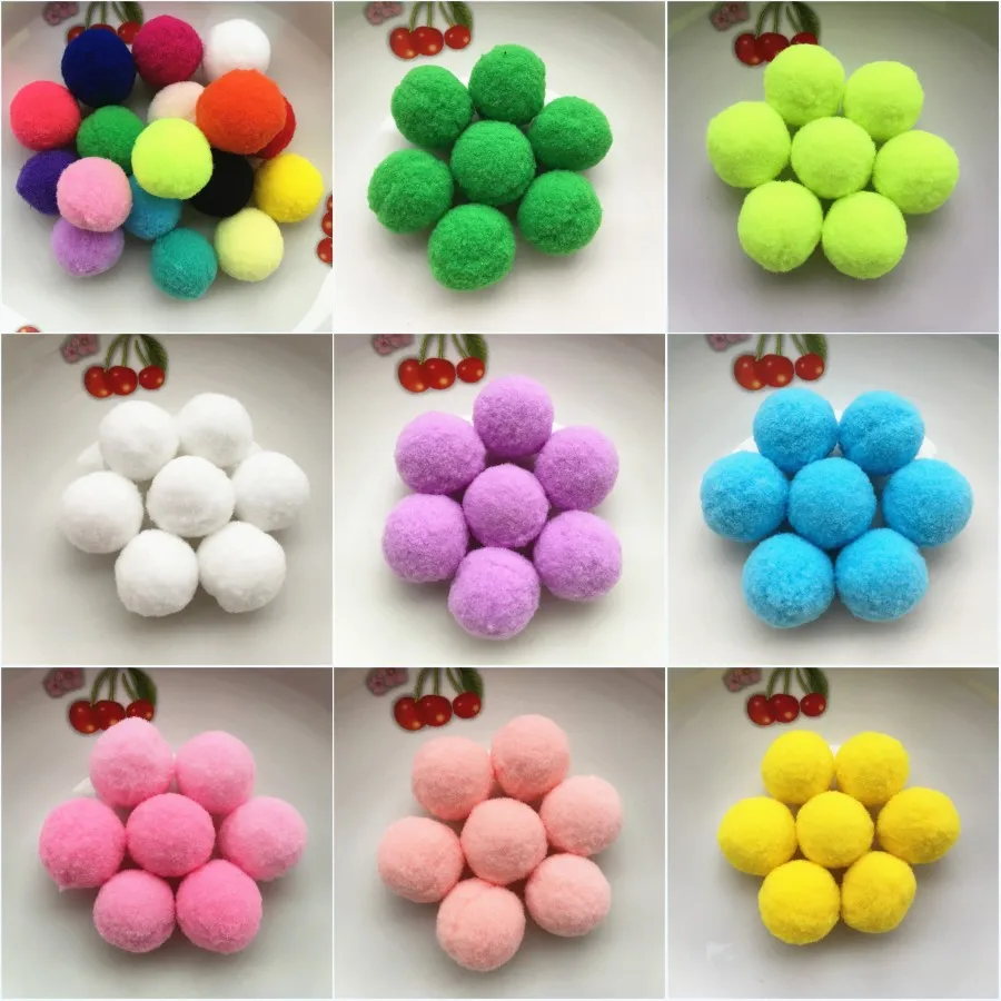 20g(20pcs) 30mm Multi Color Pompom Fur Craft DIY Soft Pom Poms For Children Toys Cellphone Wedding Home Decoration Accessories
20g(20pcs) 30mm Multi Color Pompom Fur Craft DIY Soft Pom Poms For Children Toys Cellphone Wedding Home Decoration Accessories