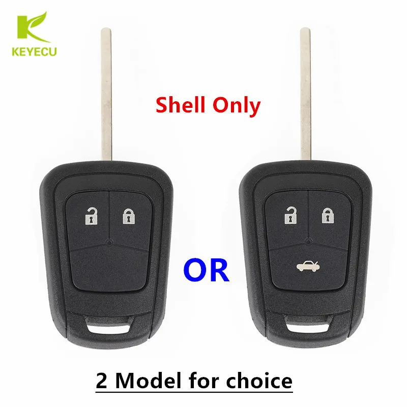 KEYECU 2/3 Buttons Replacement New Remote Key Shell Case Fob for Opel for Chevrolet Aveo With HU100 Uncut Blade Without Chip
KEYECU 2/3 Buttons Replacement New Remote Key Shell Case Fob for Opel for Chevrolet Aveo With HU100 Uncut Blade Without Chip