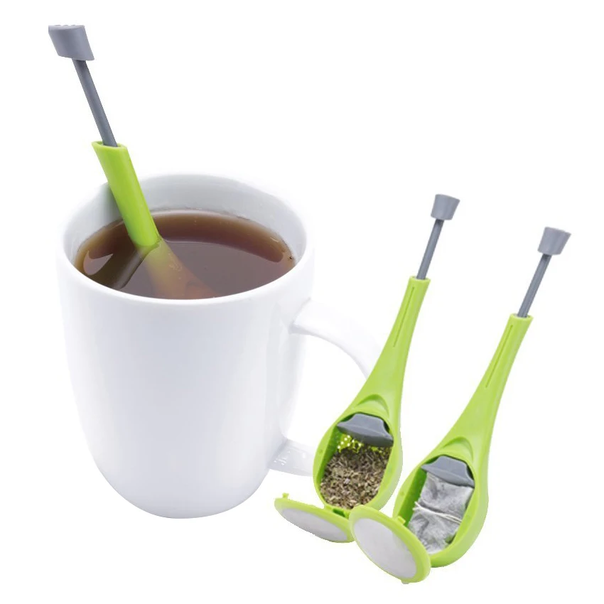 Tea Infuser Healthy Intense Flavor Reusable Tea bag Plastic Strainers Gadget Measure Swirl Steep Stir Press Tea&Coffee Strainer
Tea Infuser Healthy Intense Flavor Reusable Tea bag Plastic Strainers Gadget Measure Swirl Steep Stir Press Tea&Coffee Strainer