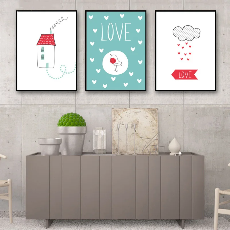 Home Decor Painting Cartoon Kawaii Love Nordic Simple Canvas Prints Poster Modern Space Art Wall Picture For Children Room
Home Decor Painting Cartoon Kawaii Love Nordic Simple Canvas Prints Poster Modern Space Art Wall Picture For Children Room