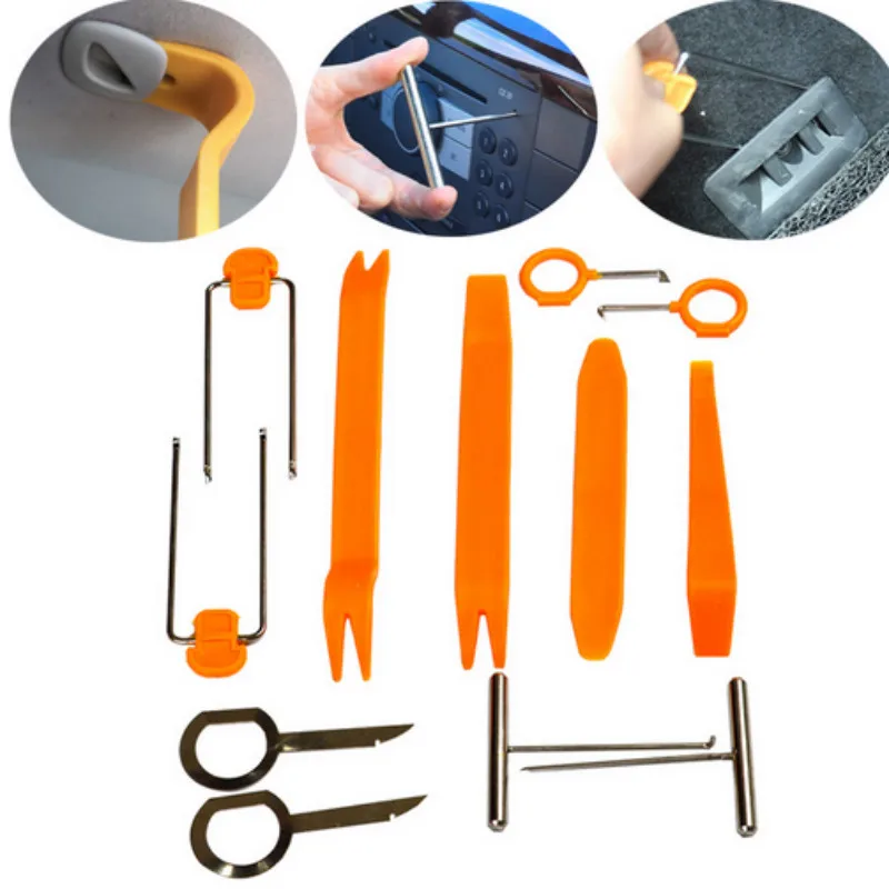 12 шт. автомобиля Панель Прай Repair Tool Стайлинг для Nissan GTR Suzuki Swift Sx4 Toyota Corolla Prius Vios