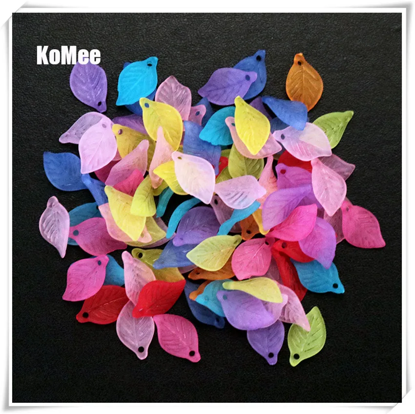 Free Shipping KoMee Fashion Acrylic Beads Wholesale 500pcs For Handmade DIY Decoration 11x18mm Acrylic leaves 10 Color To Choose
Free Shipping KoMee Fashion Acrylic Beads Wholesale 500pcs For Handmade DIY Decoration 11x18mm Acrylic leaves 10 Color To Choose