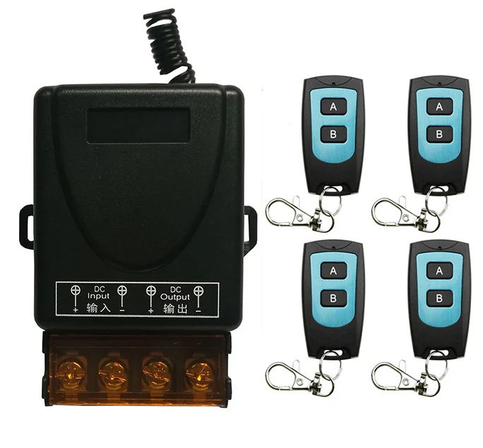 DC12V 24V 36V 48V 1CH 30A Relay Radio Controller RF Wireless Relay Remote Control Switch Transmitter+Receiver Garage Doors
DC12V 24V 36V 48V 1CH 30A Relay Radio Controller RF Wireless Relay Remote Control Switch Transmitter+Receiver Garage Doors