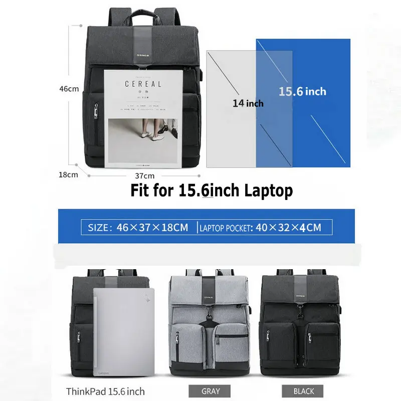 YINUO USB Charging Laptop Backpack 15.6inch Waterproof Back Anti Theft High Capacity Travel Bags For Men Business Mochila
YINUO USB Charging Laptop Backpack 15.6inch Waterproof Back Anti Theft High Capacity Travel Bags For Men Business Mochila