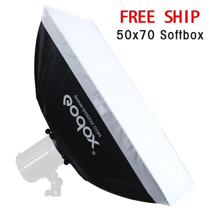 Godox 50x70 см студийный софтбокс с универсальным 98 мм креплением для 250SDI 300SDI K-150A |