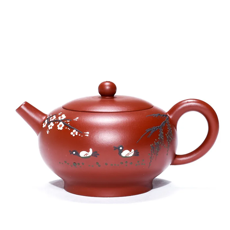 Pottery Teapot Raw Ore Bright Red Robe Jin Yunchi Manual Famous Teapot Wholesale Tea Set Tiny The Shang Dynasty Deliver Goods
Pottery Teapot Raw Ore Bright Red Robe Jin Yunchi Manual Famous Teapot Wholesale Tea Set Tiny The Shang Dynasty Deliver Goods