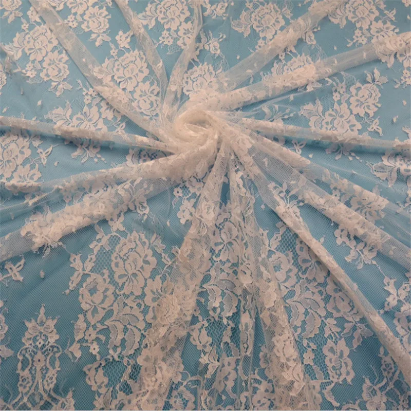 Beautifully Eyelashes Wedding Lace Fabric Handmade Material Evening Dress Clothes Fabric Width 150cm 3M/Piece
Beautifully Eyelashes Wedding Lace Fabric Handmade Material Evening Dress Clothes Fabric Width 150cm 3M/Piece