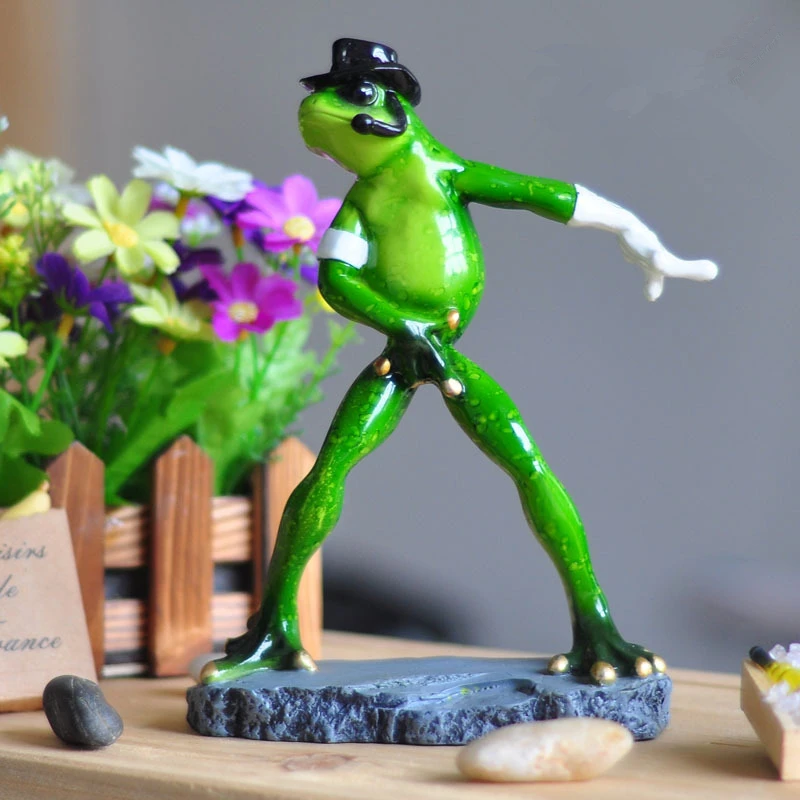Modern Home Decoration Accessories Bizarre Dancing Frog Ornaments Statue Sculpture Resin Funny Frog Statue Home Decoration
Modern Home Decoration Accessories Bizarre Dancing Frog Ornaments Statue Sculpture Resin Funny Frog Statue Home Decoration