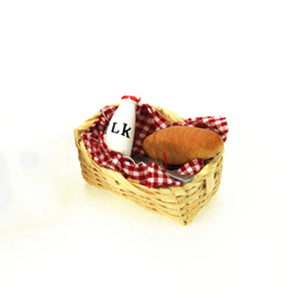 1/12 Dollhouse Miniature Accessories Mini Milk Bread Basket Simulation Food Model Toys for Doll House Decoration
1/12 Dollhouse Miniature Accessories Mini Milk Bread Basket Simulation Food Model Toys for Doll House Decoration