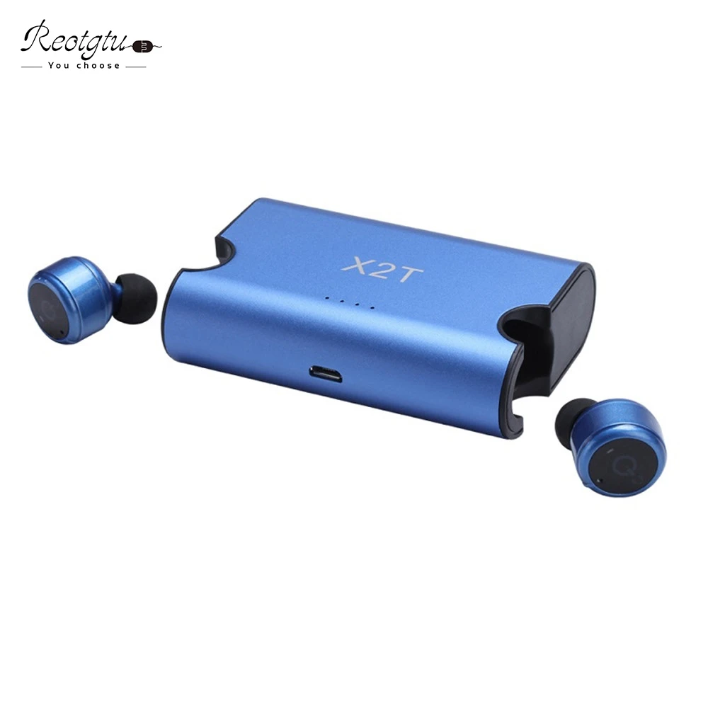 Беспроводные наушники REOTGTU X2T Мини Bluetooth 4 2 + с мощностью 1500 мАч для iphone и Android