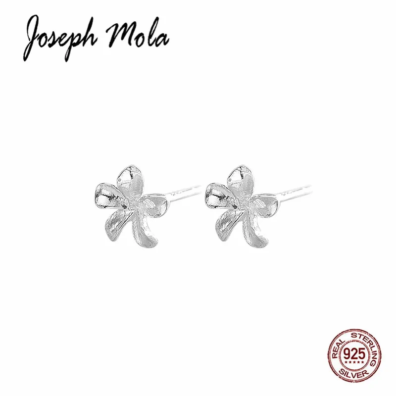 Joseph Mola/женские серьги из стерлингового серебра 925 пробы милый крохотный цветок