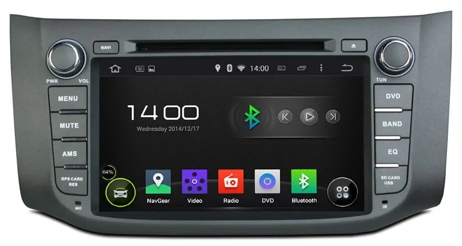 (Четырехъядерный 16 Гб Nand Flash) Android 4.4.4 Система 8 дюймов экран авто радио автомобиль