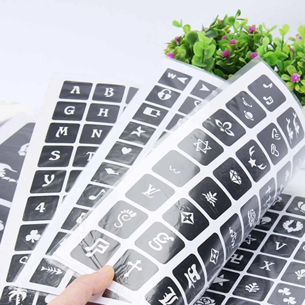 1 Book 635 Paterns Tattoo Template Album Semi Permanent Body Art Cream Cone Tattoo Stencils For Makeup Airbrush Painting Card
1 Book 635 Paterns Tattoo Template Album Semi Permanent Body Art Cream Cone Tattoo Stencils For Makeup Airbrush Painting Card