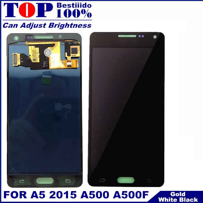 Замена ЖК дисплея A500 для samsung Galaxy A5 2015 A500F A500H A500M протестированный дисплей с