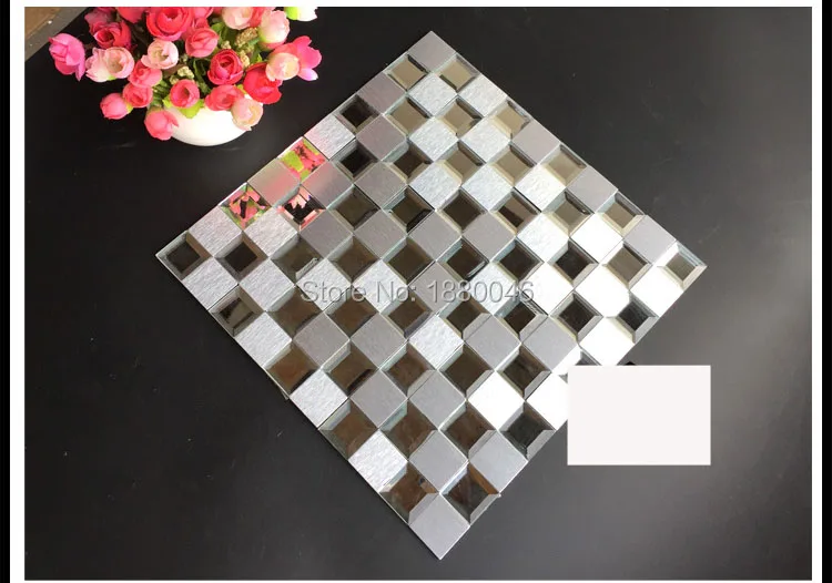 1box 11pieces Top Sale Popular Design Square silver color Jade Crystal Metal Glass Mosaic tiles wall sticker 30x30cm
1box 11pieces Top Sale Popular Design Square silver color Jade Crystal Metal Glass Mosaic tiles wall sticker 30x30cm