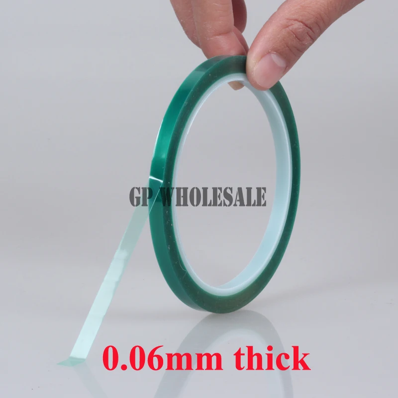 20x 4mm*33 meters*0.06mm High Temperature PET Film Green Adhesive Shielding Tape for PCB Solder Plating Coating Mask #EC08
20x 4mm*33 meters*0.06mm High Temperature PET Film Green Adhesive Shielding Tape for PCB Solder Plating Coating Mask #EC08