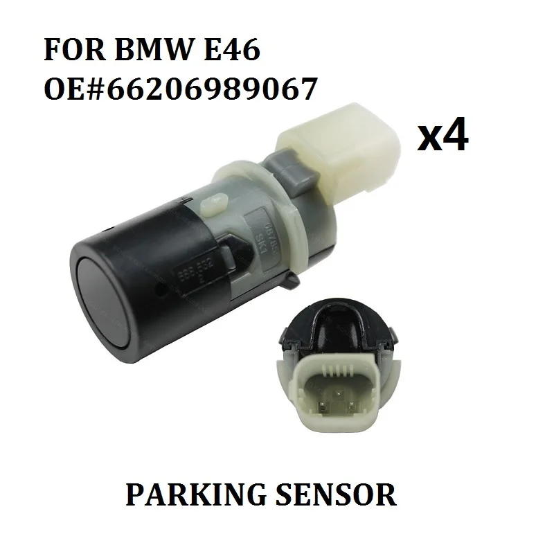 4x PDC Parking Sensor 66206989067 For BMW 3 5 6 7 Series X3 X5 E39 E46 E53 E60 OEM New
4x PDC Parking Sensor 66206989067 For BMW 3 5 6 7 Series X3 X5 E39 E46 E53 E60 OEM New